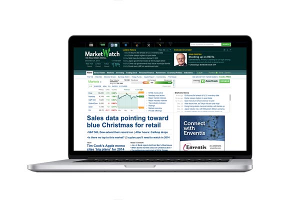 PROJECT: Complete redesign of MarketWatch.com <br> CHALLENGE: This was a massive undertaking with teams in several cities with an extremely tight deadline. <br>RESULT: The website was launched on time with a total redesign and new back-end. It featured real-time news stories and incorporated new interactive tools and charts. 