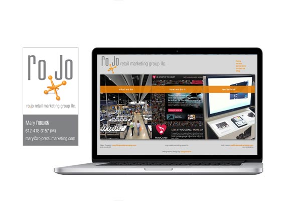 PROJECT: Develop a clean, sophisticated brand identity and website. <br> CHALLENGE: They were a new company and didn't have a lot of content for the site. <br>RESULT: They described themselves as a 'Jack of all trades' in the marketing business. That's how the Jack in the logo came about. I used AJAX to add eye candy and enhance the content.  