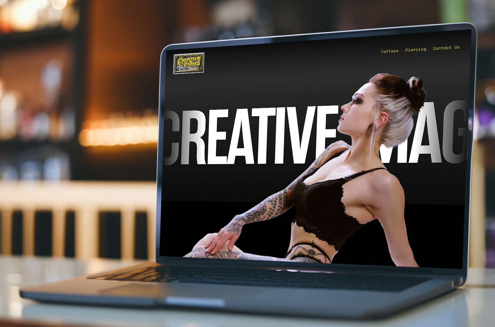Image of the new Creative Images website